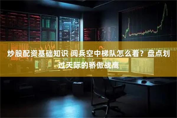 炒股配资基础知识 阅兵空中梯队怎么看？盘点划过天际的骄傲战鹰