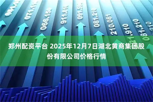 郑州配资平台 2025年12月7日湖北黄商集团股份有限公司价格行情